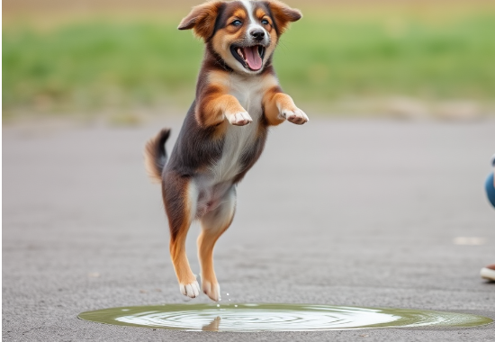 Puppy excited pee