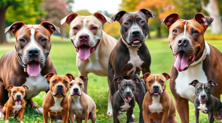 Types of pitbulls